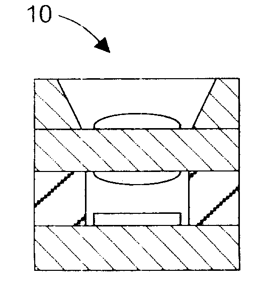 Wafer stack, integrated optical device and method for fabricating the same