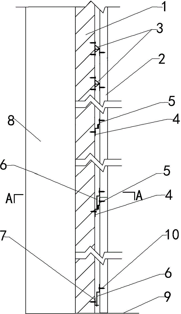 Detachable timber panel and hanging piece system and installation method of detachable timber panel and hanging piece system