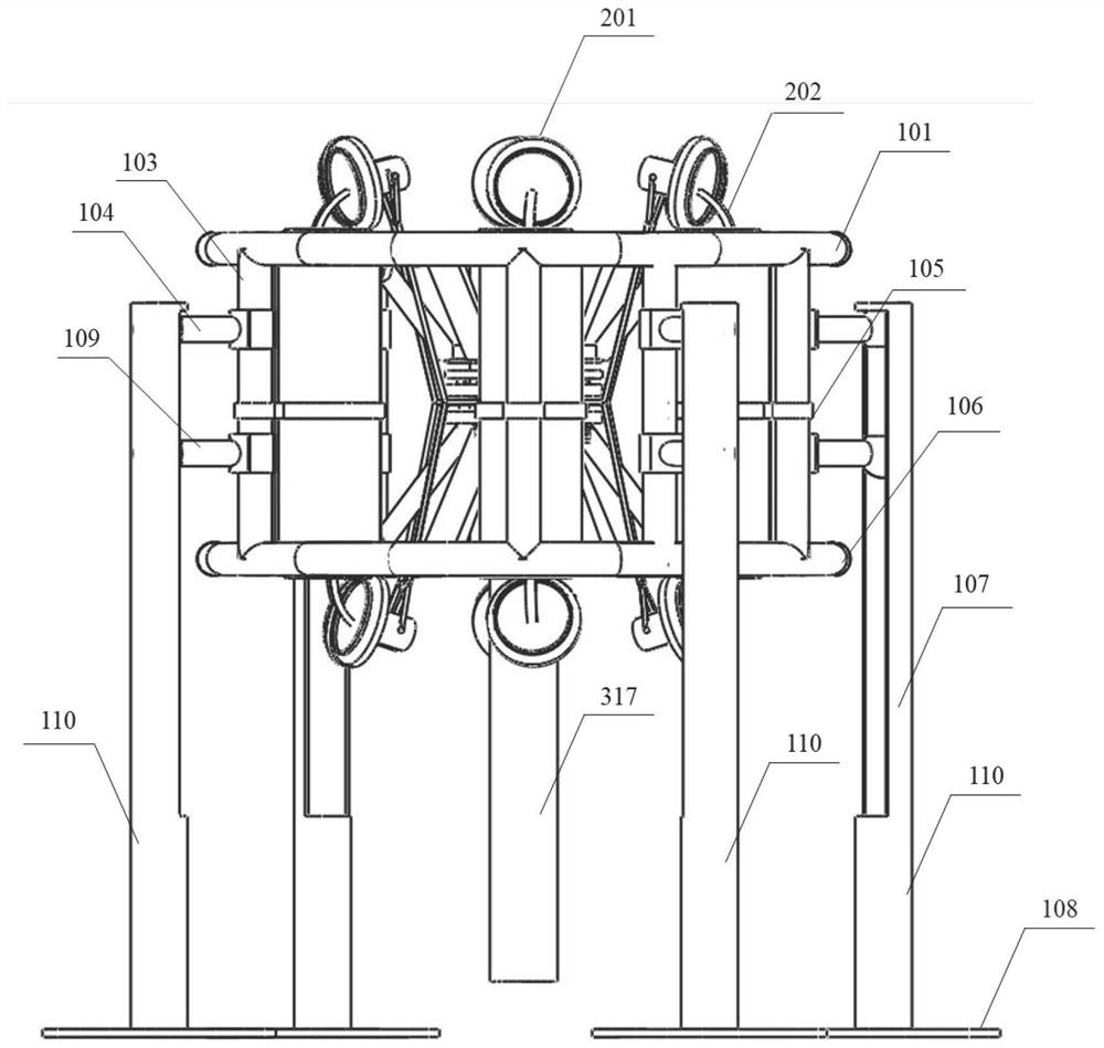 A combined water and soil sampler and method suitable for shallow seas