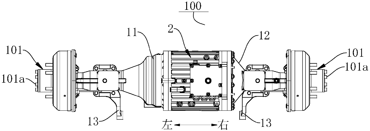 Drive axle and vehicle with same