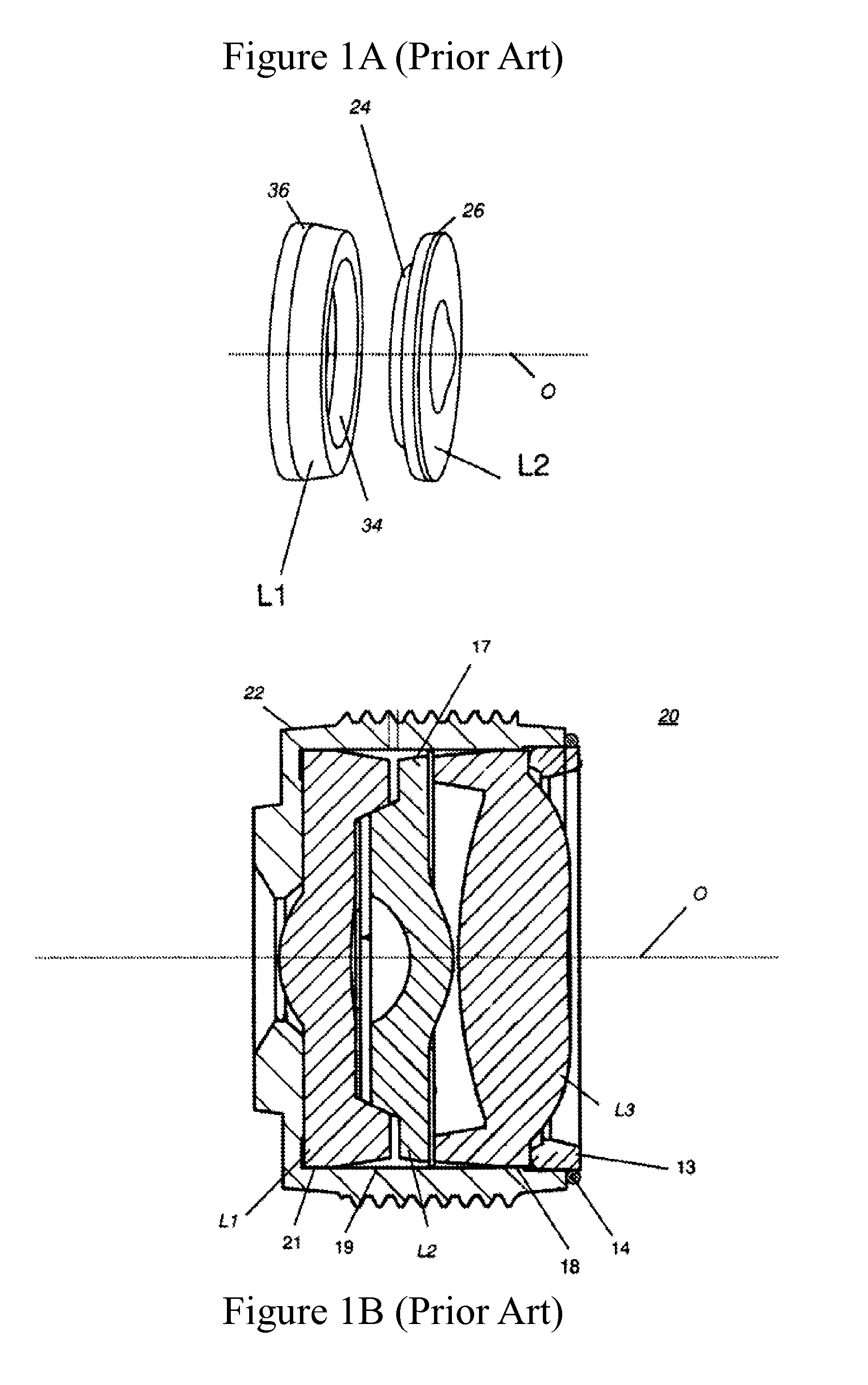 Miniature lens assembly and method of making same