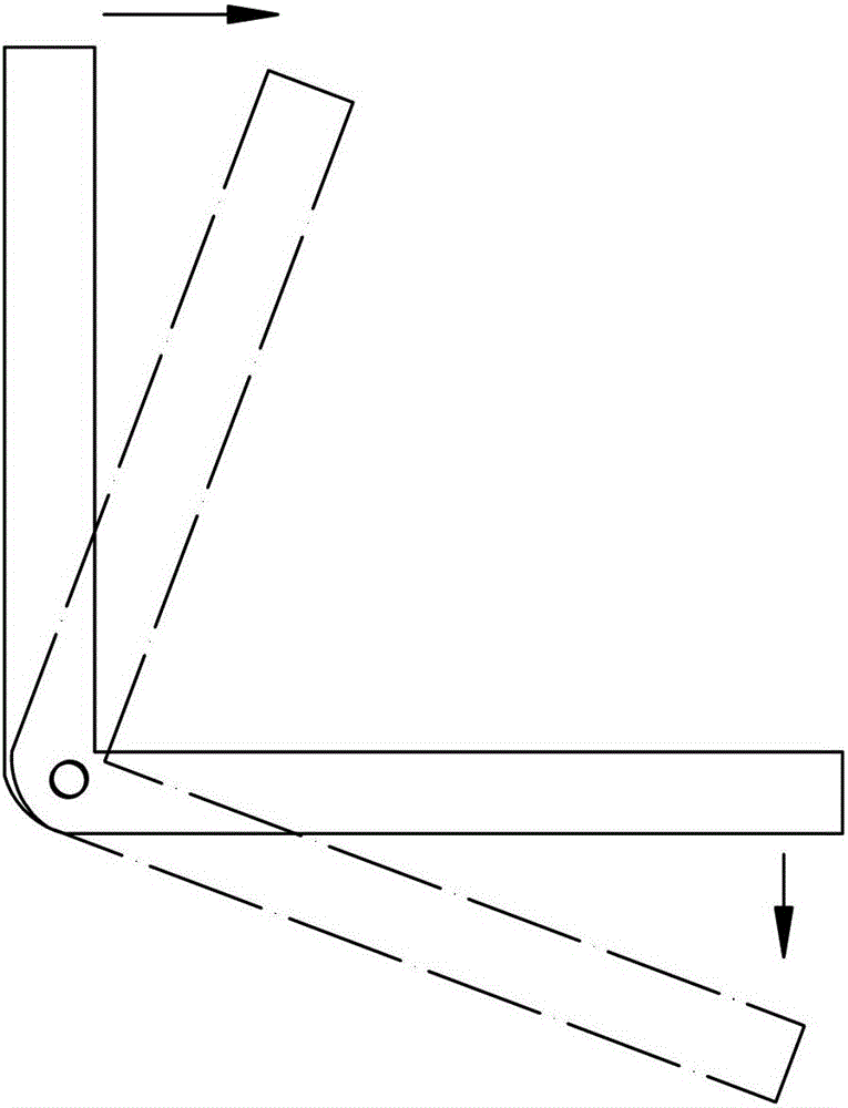 Tube stretching device and tube folding machine