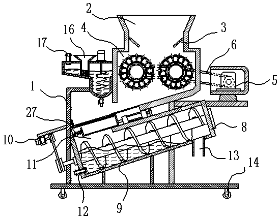 Puncturing device for food processing