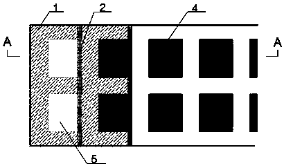 Extra-thick coal seam stratified non-integral filling mining method