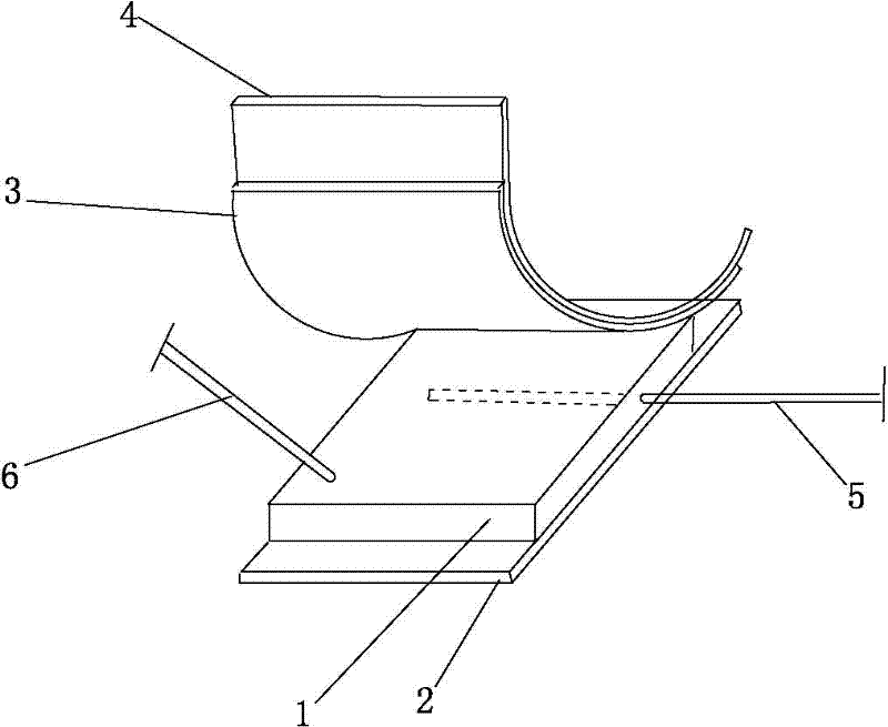 Wound filling dressing for closed negative pressure drainage of surgical wound as well as preparation method