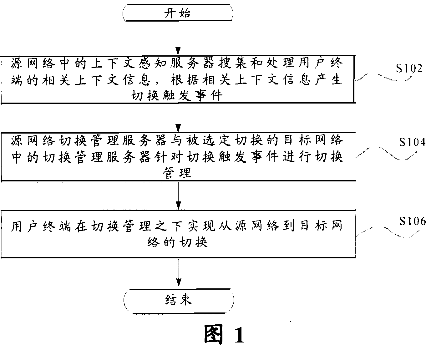 Cross-domain heterogeneous network system and adjacent network switching method and device