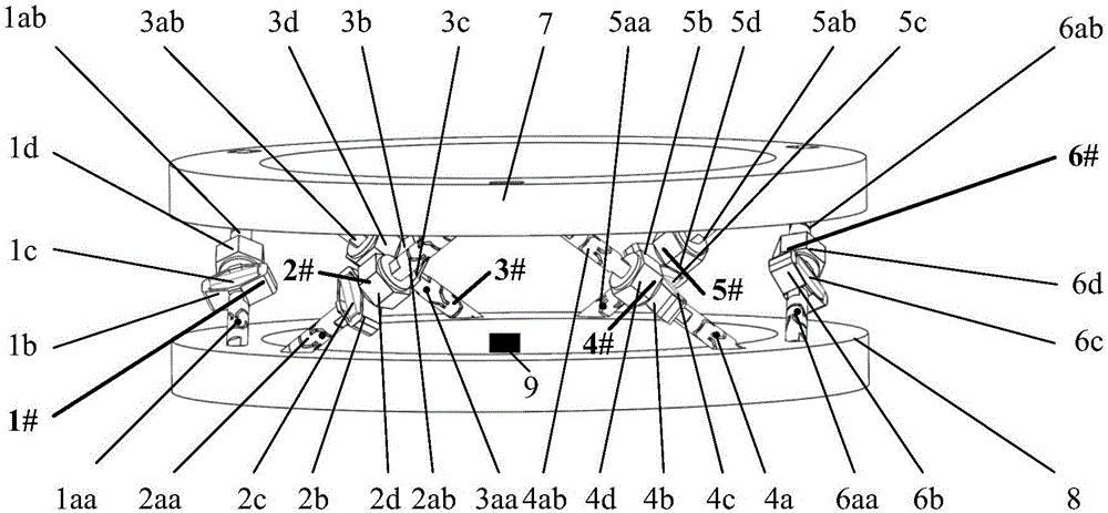 Stewart active platform and a vibration abatement method based on the Stewart active platform