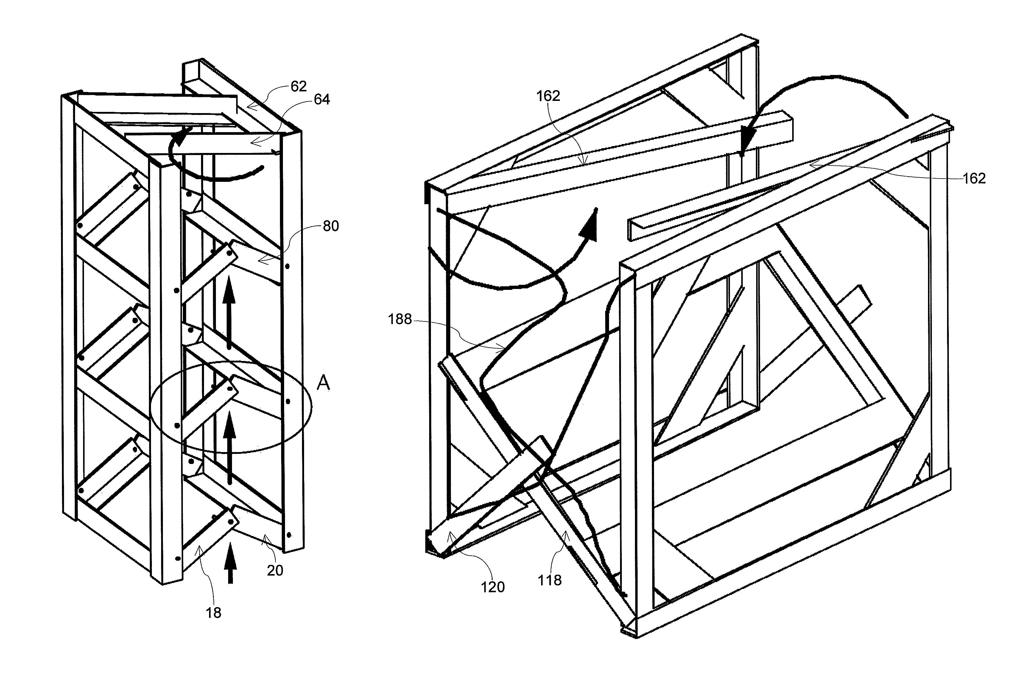 Foldable product display structure