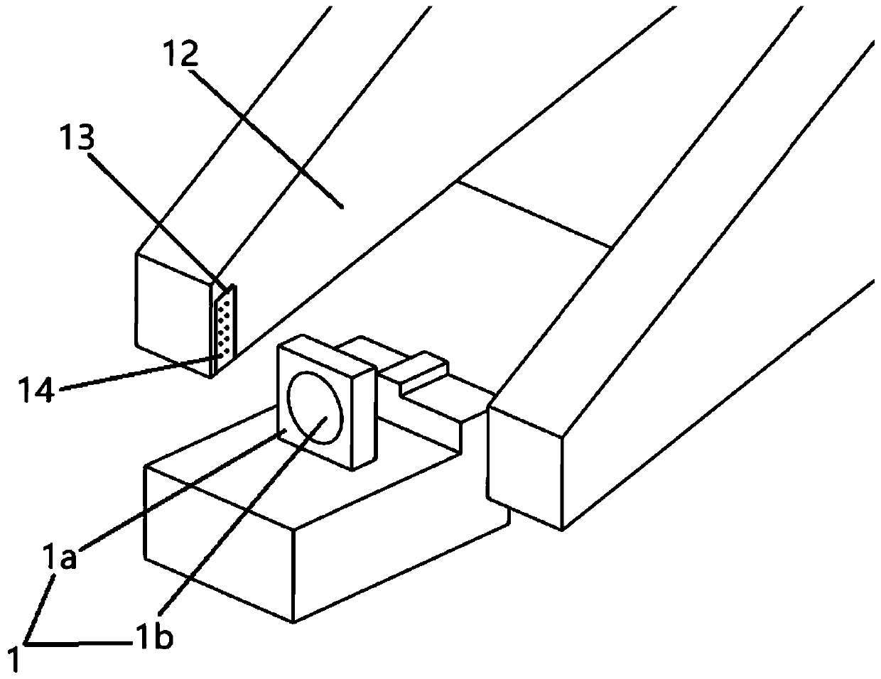 Lens coupling fixture based on voice coil motor driving