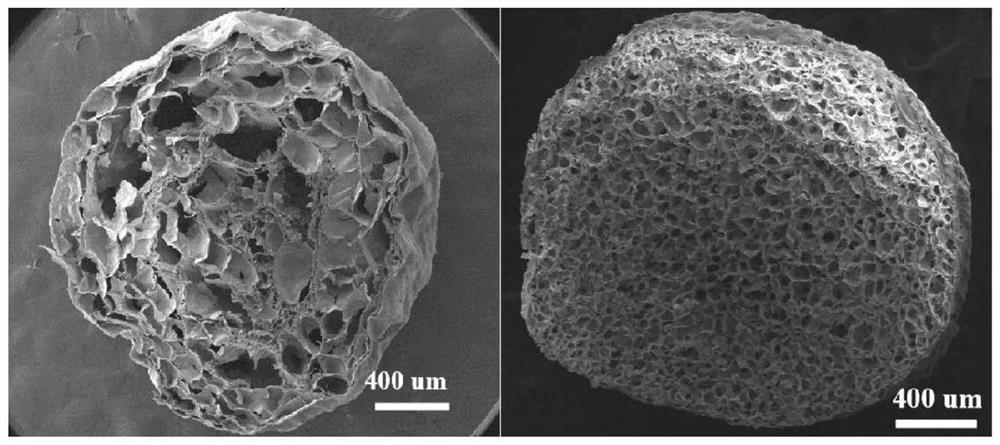 Biomass nanomaterial porous microsphere and preparation method thereof
