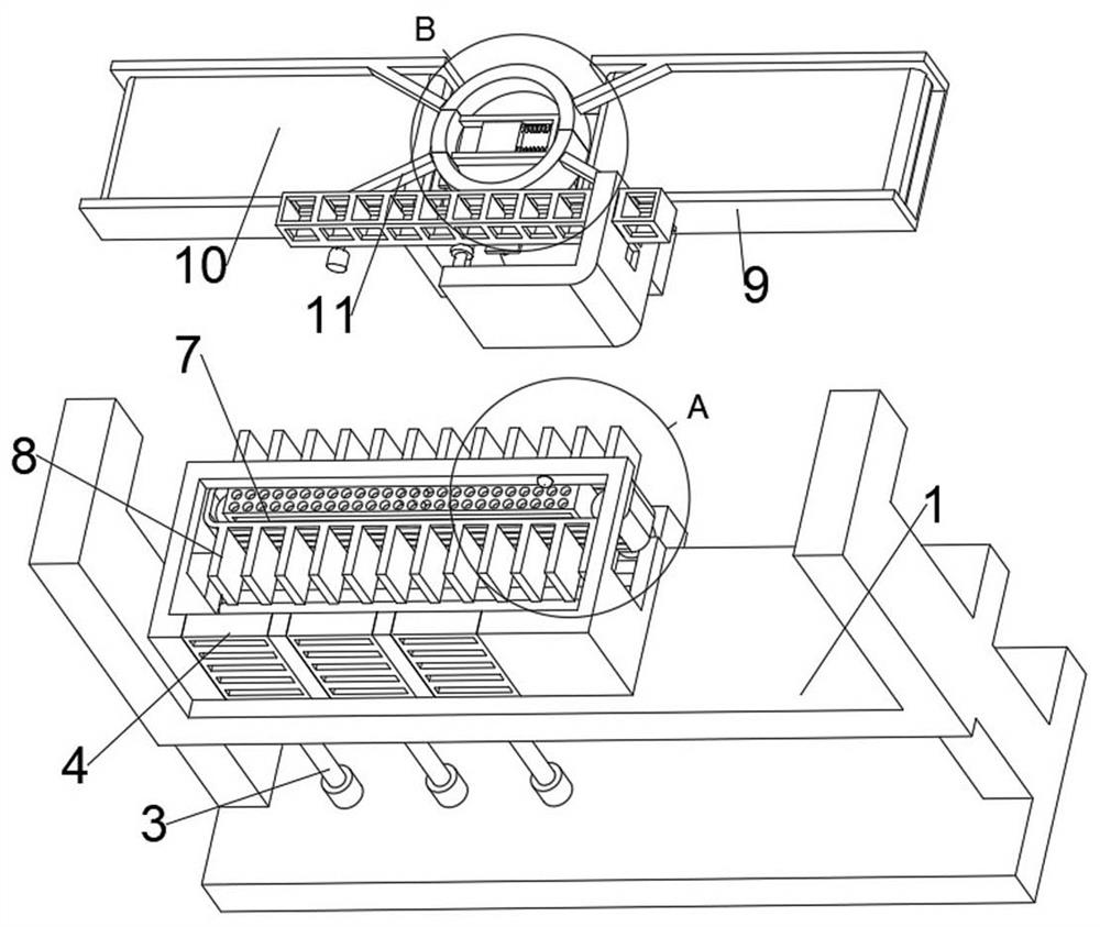 Supply auxiliary device for stuffed toy production