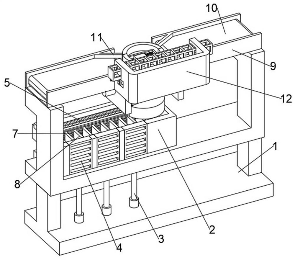 Supply auxiliary device for stuffed toy production