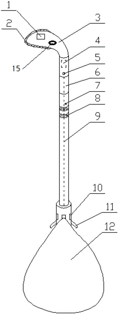 Safety crutch for elderly