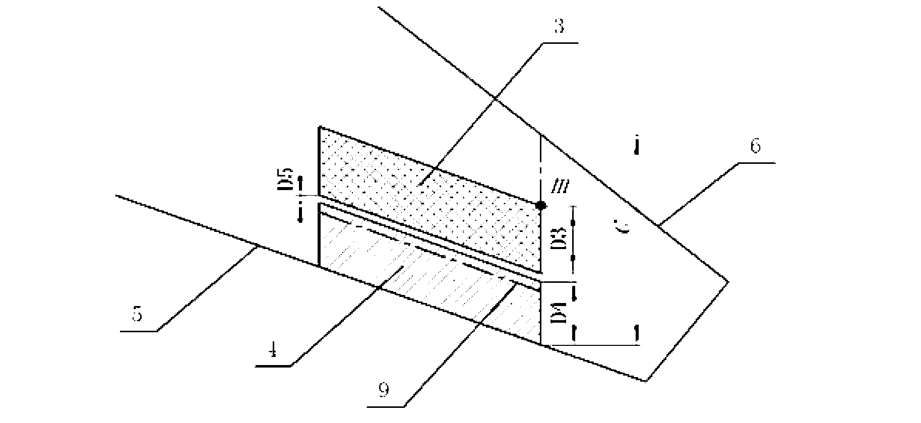 Combined control surface of tailless airplane