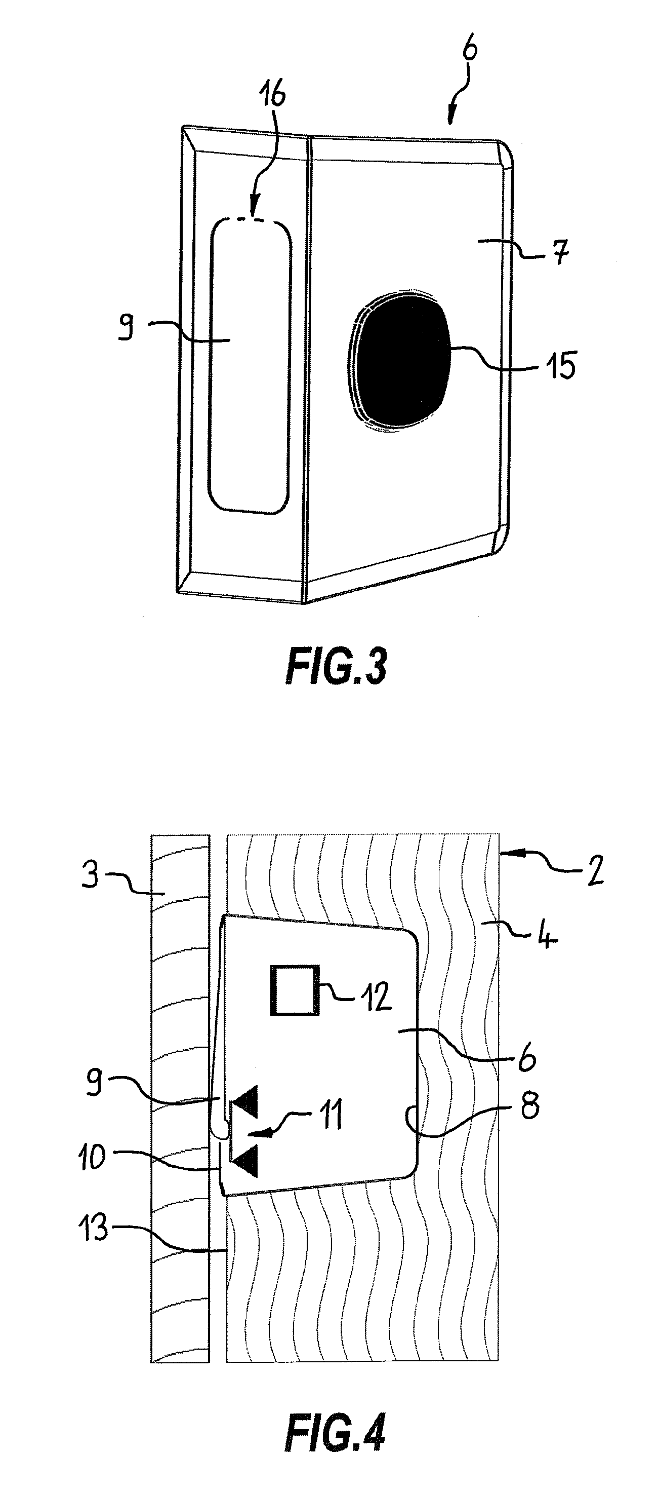 Container and method for actuating a drive device of the container