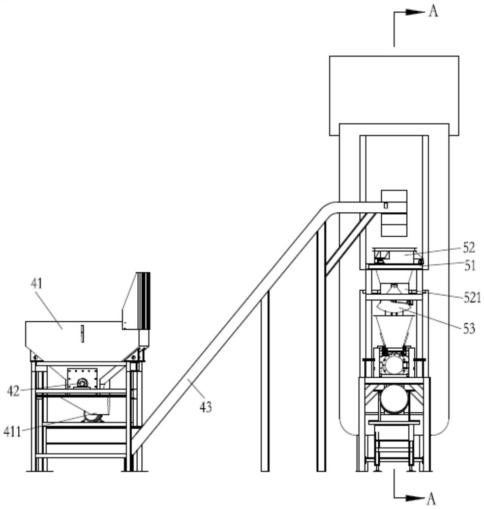 A hydraulic briquetting device and its pressing process