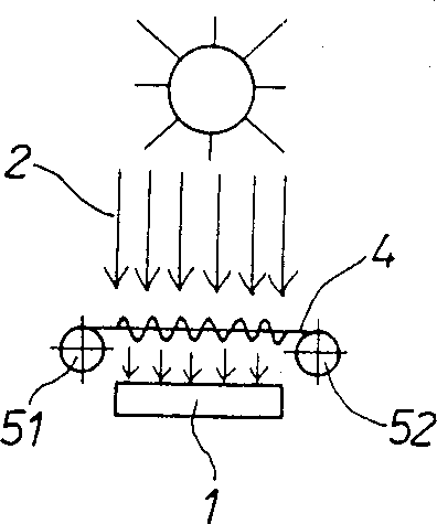 Device which follows position of sun