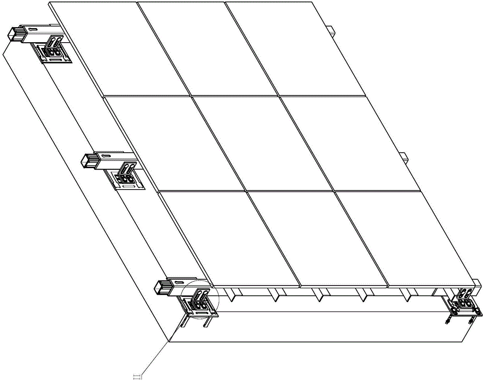 Curtain wall metal structure vertical keel and vertical keel and transverse keel connecting structure