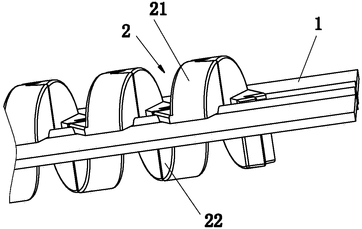 Dual-tooth-head spiral zipper