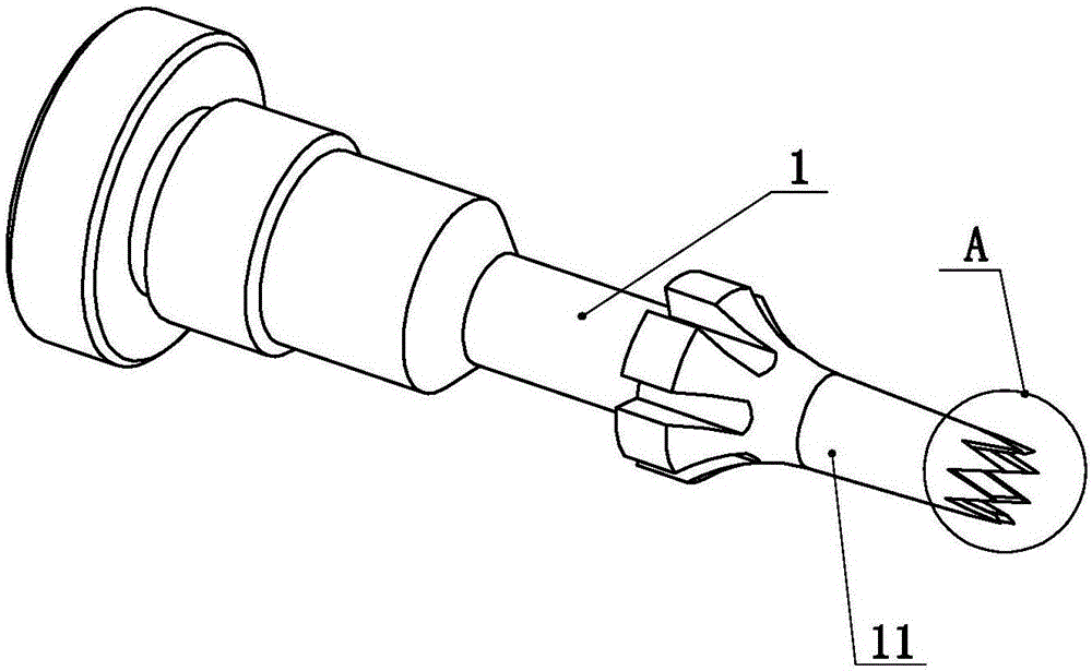 Elastic yarn jet core of air-jet loom