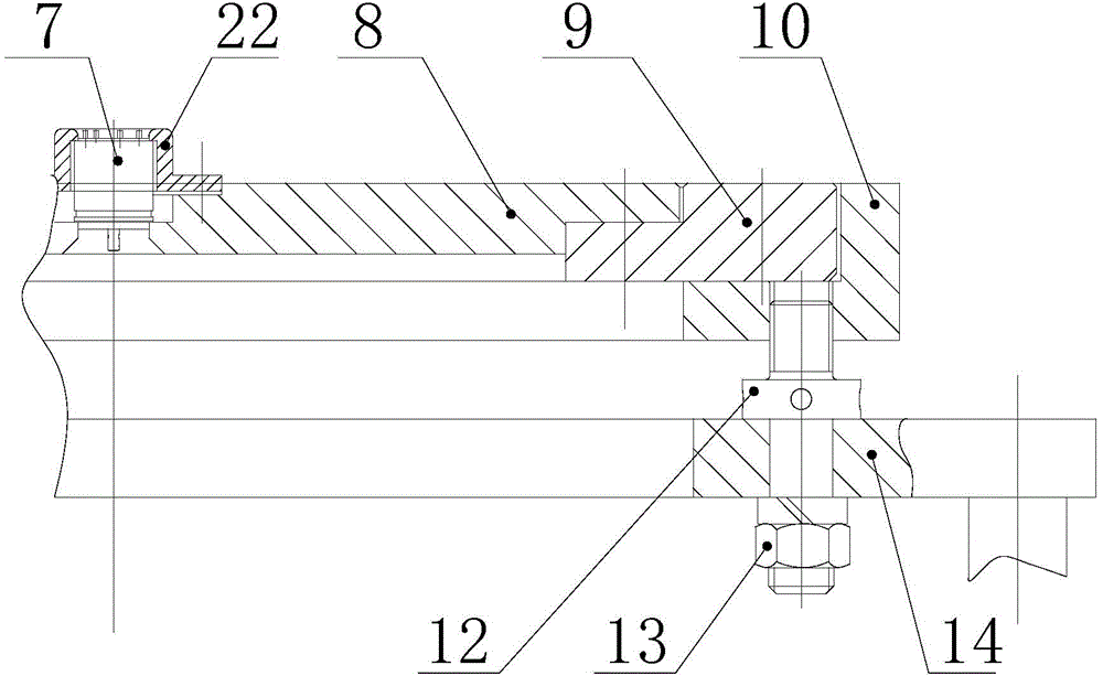 Rotary transformer test clamping device