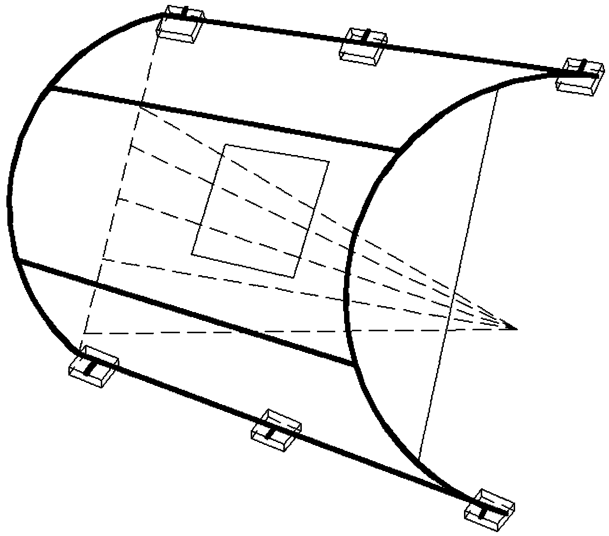 Grinding protecting and dust gathering device