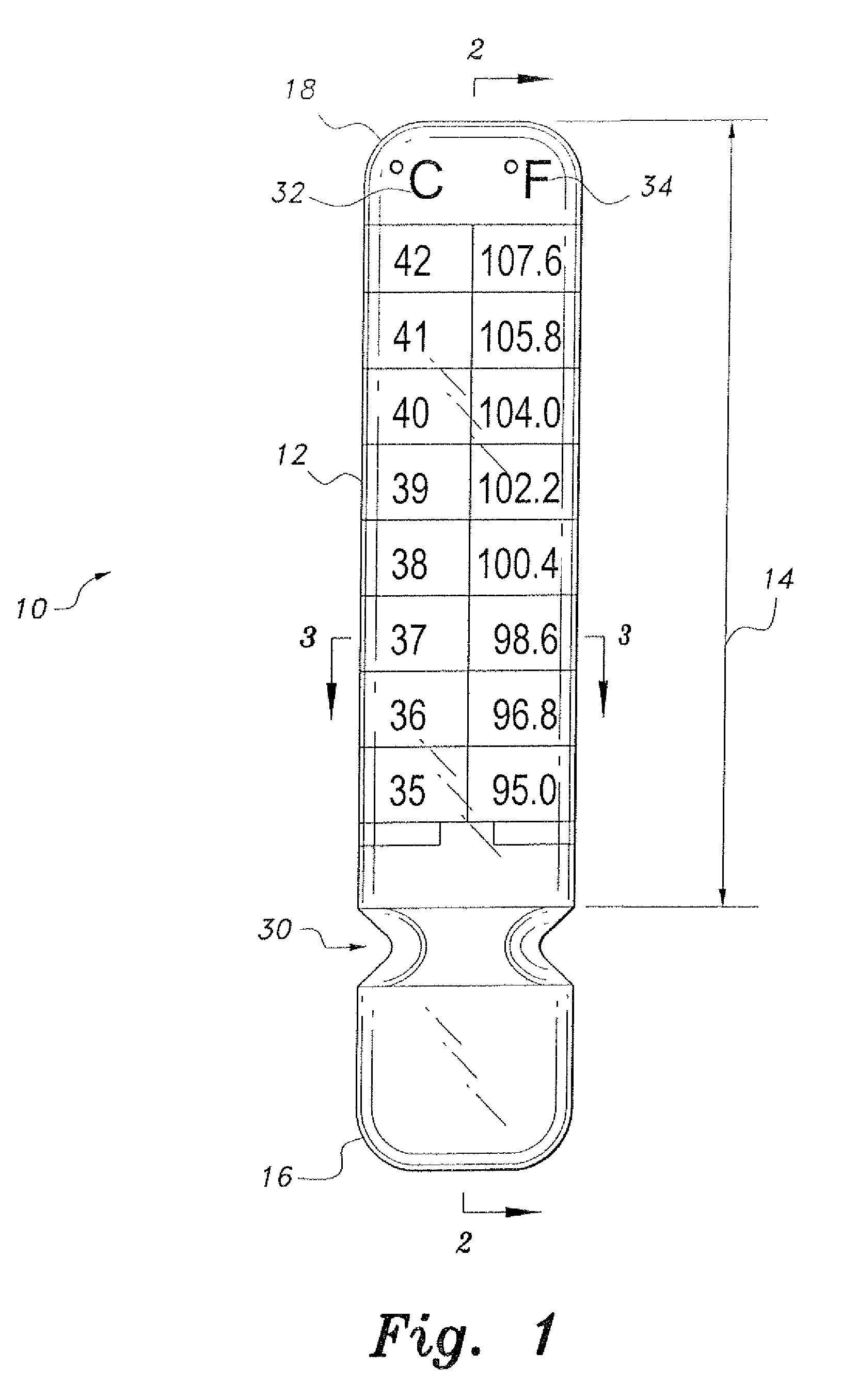 Gas-actuated thermometer