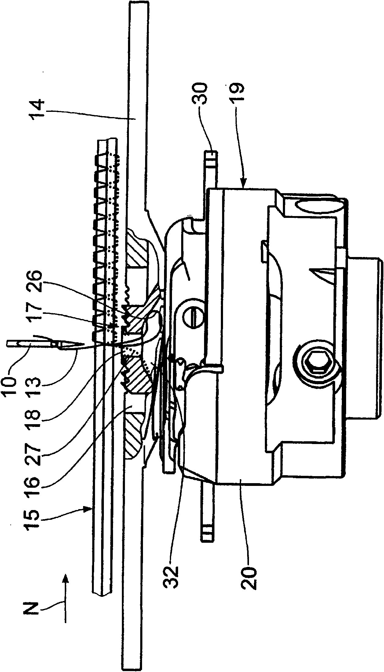 Transporter for transporting sewing material while operating a sewing machine