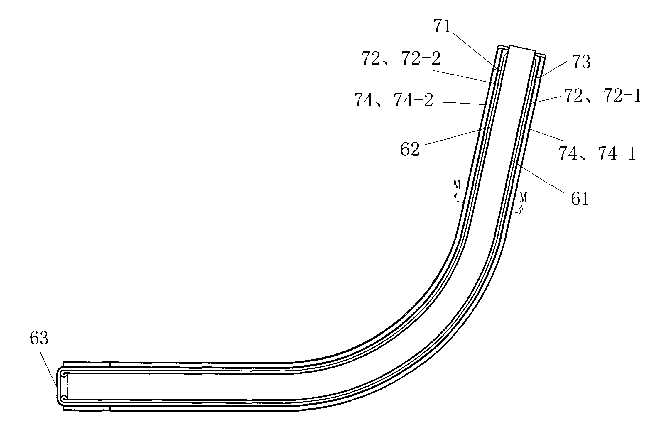 Insulation voltage equalizing tube used for super-high or extra-high voltage transformer and production process thereof