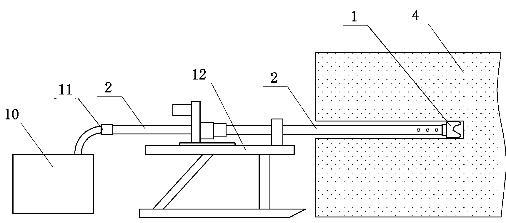 Drilling and extracting integrated device