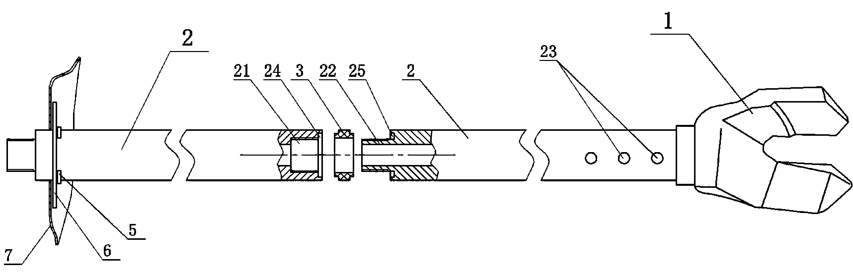 Drilling and extracting integrated device