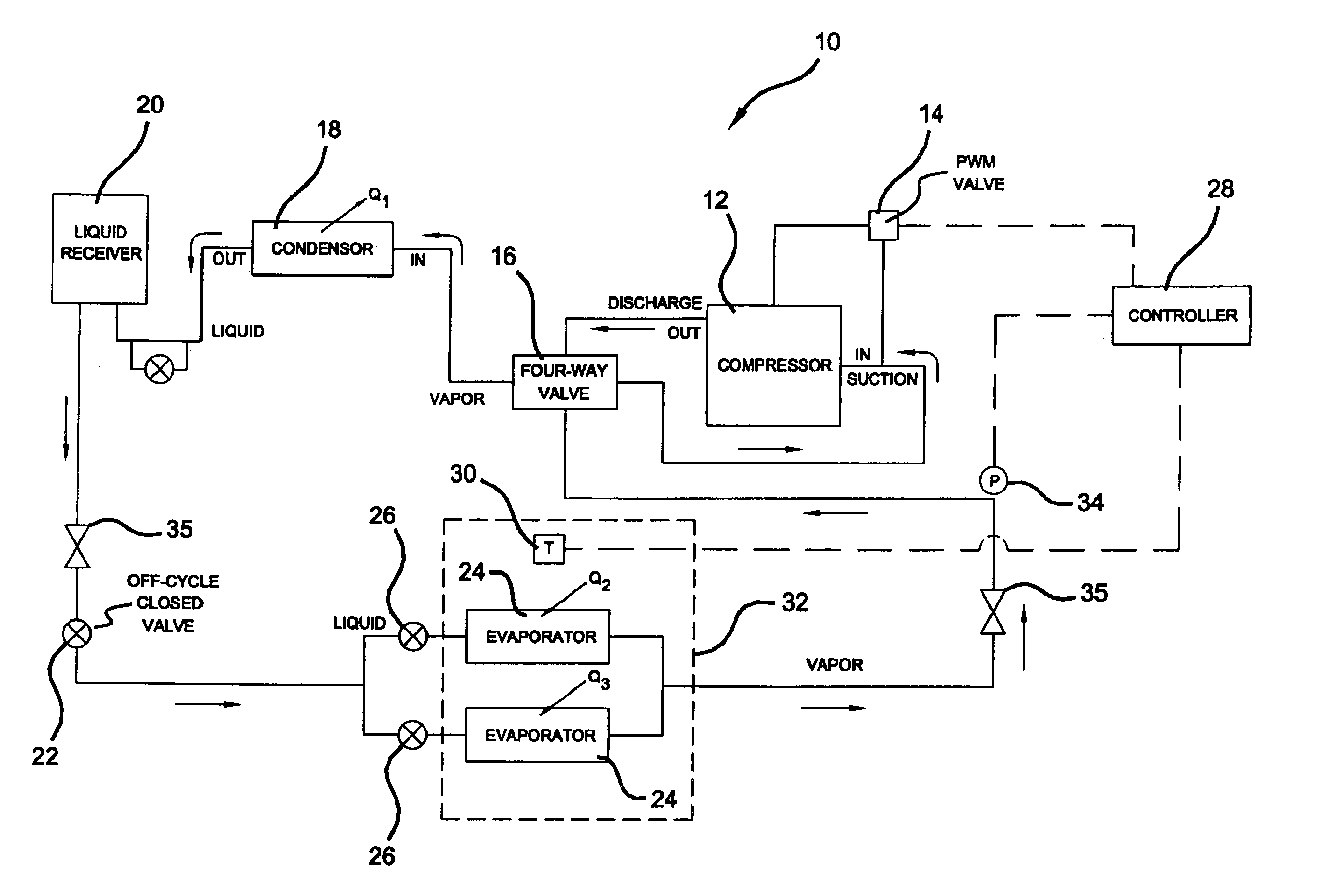 Cooling system with isolation valve
