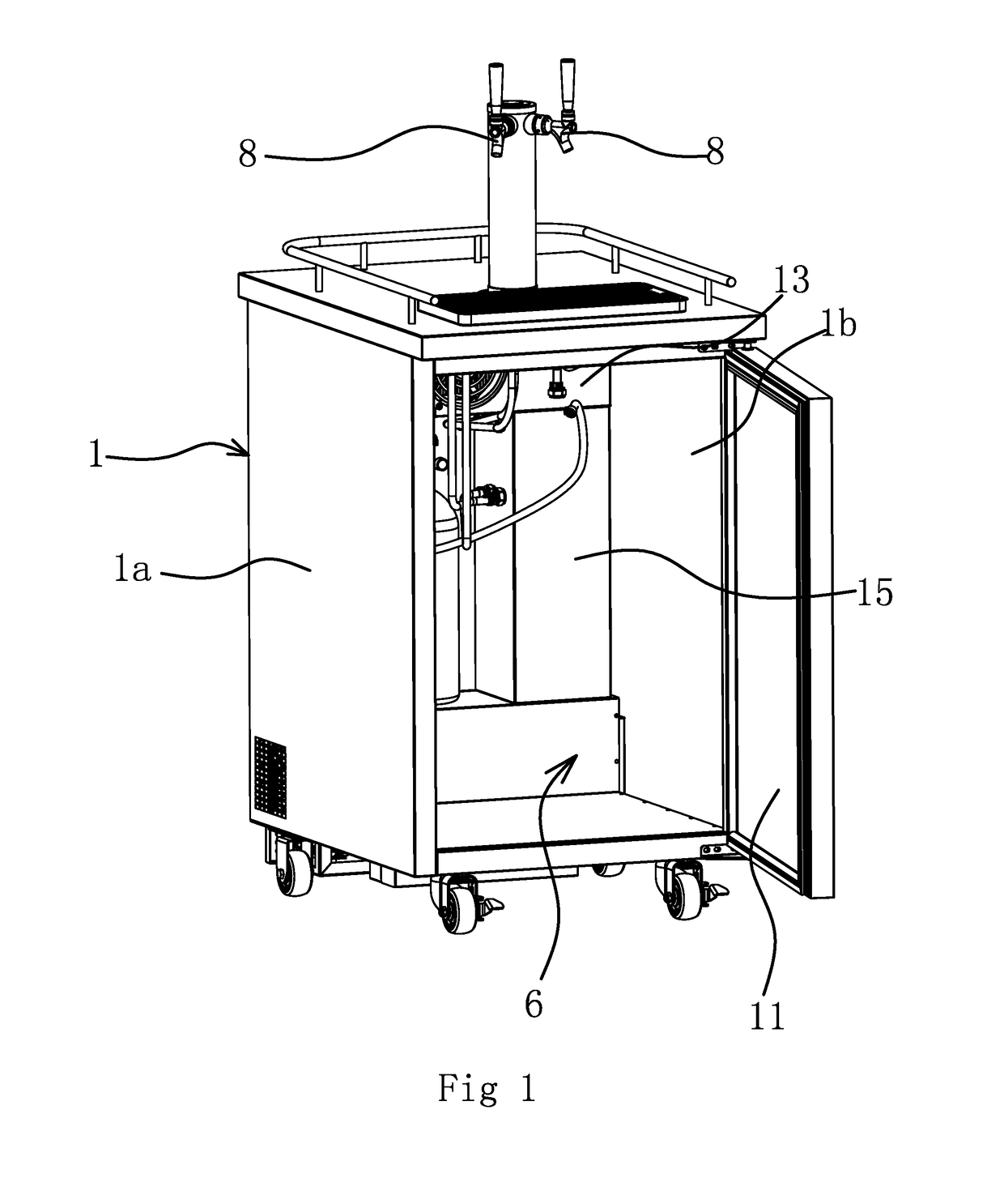 Double Cooled Draft Beer Machine