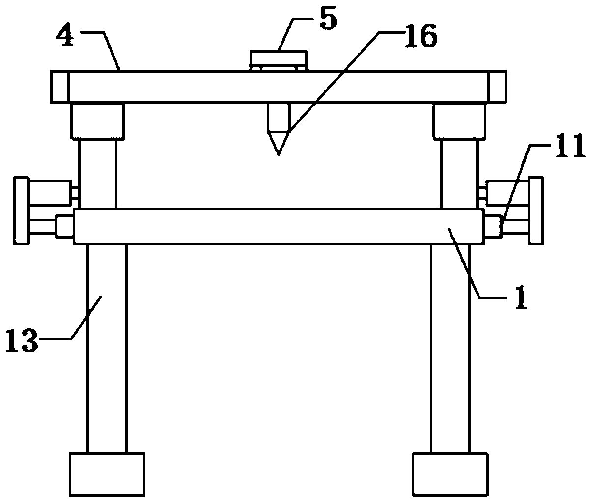 Nailing device used for furniture production