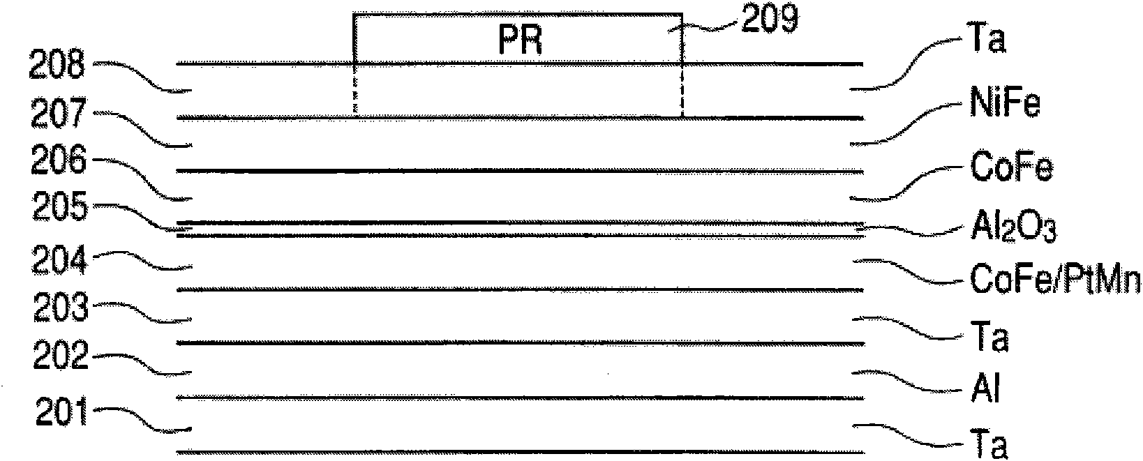 Process for producing magnetic element