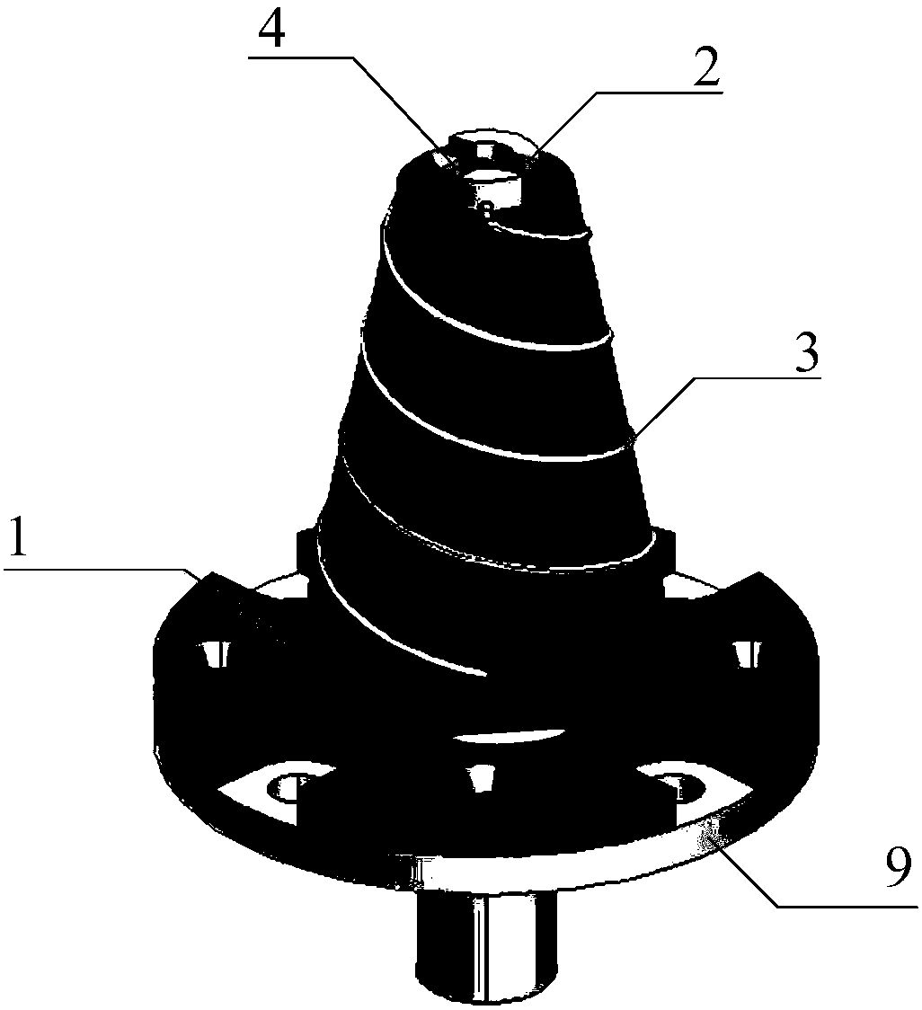 X-band miniaturized cone-spiral antenna