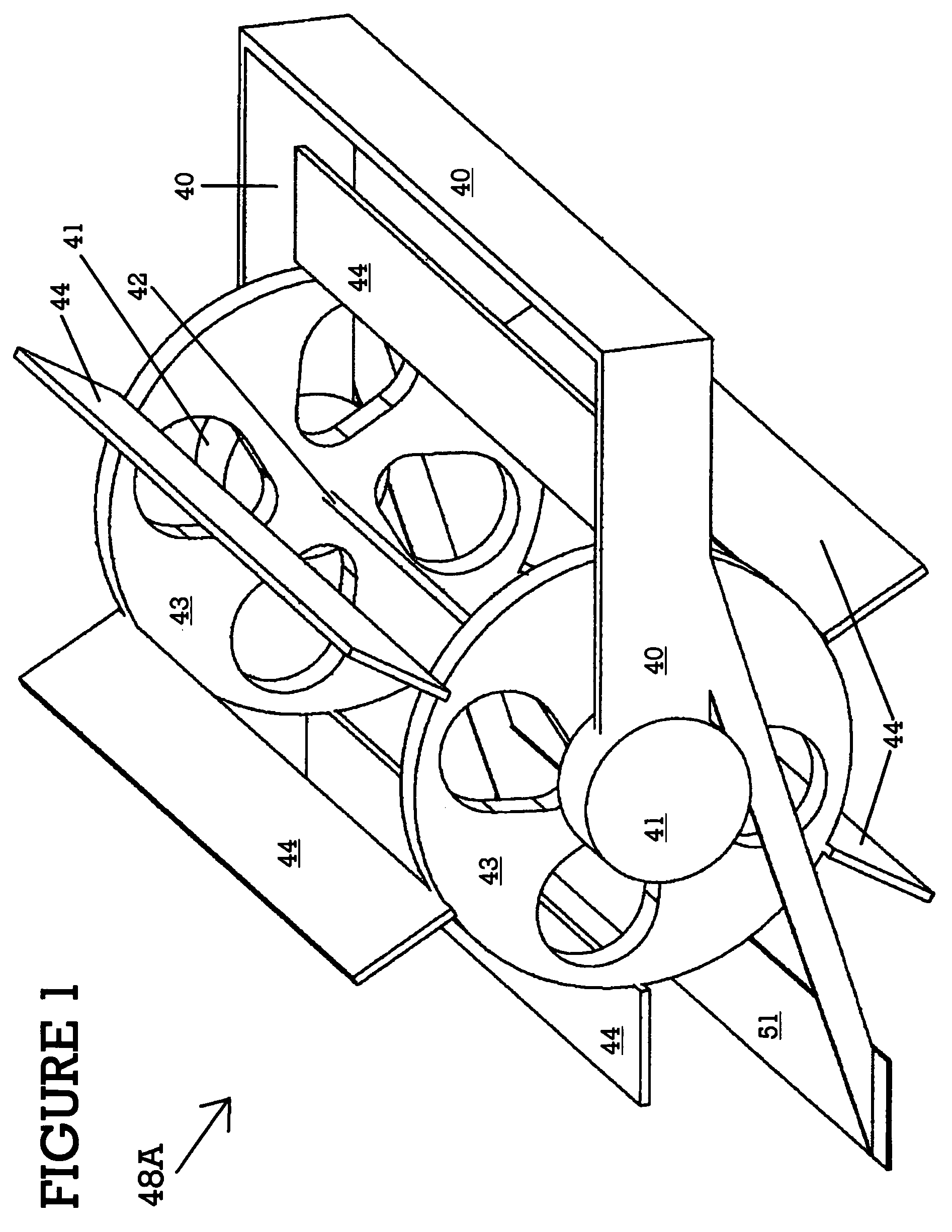 Paddlewheel vessel thruster