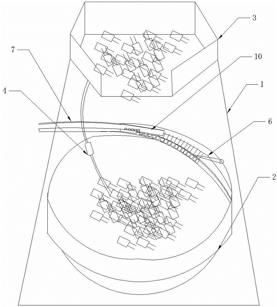 Automatic feeding device for capacitors