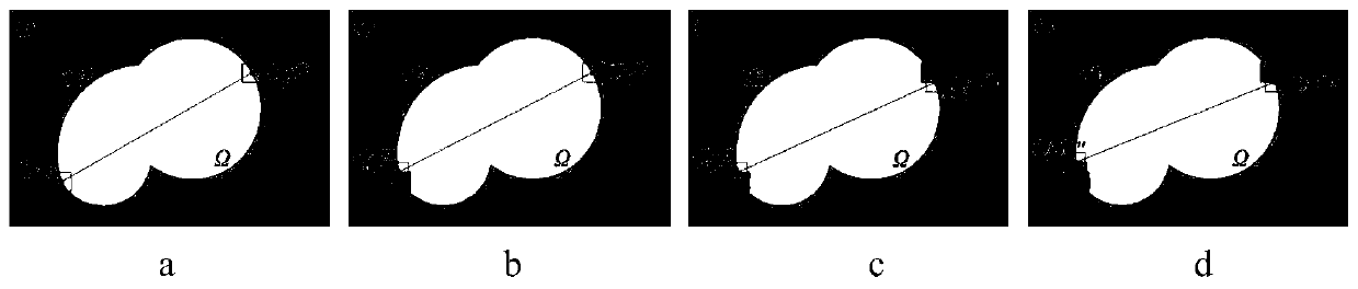 Spherical convergence sample block repairing method for stable filling