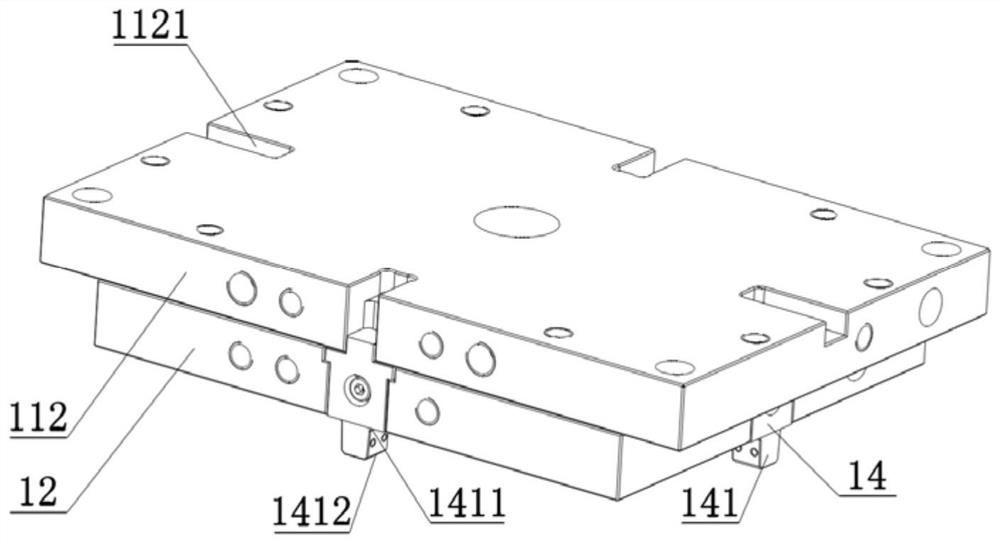A kind of assembly method of mold assembly and mold assembly