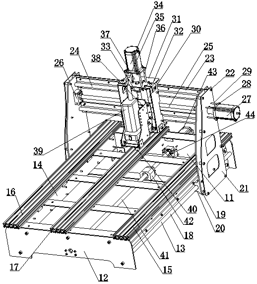 PVC-U honeycomb tube shell breaking device