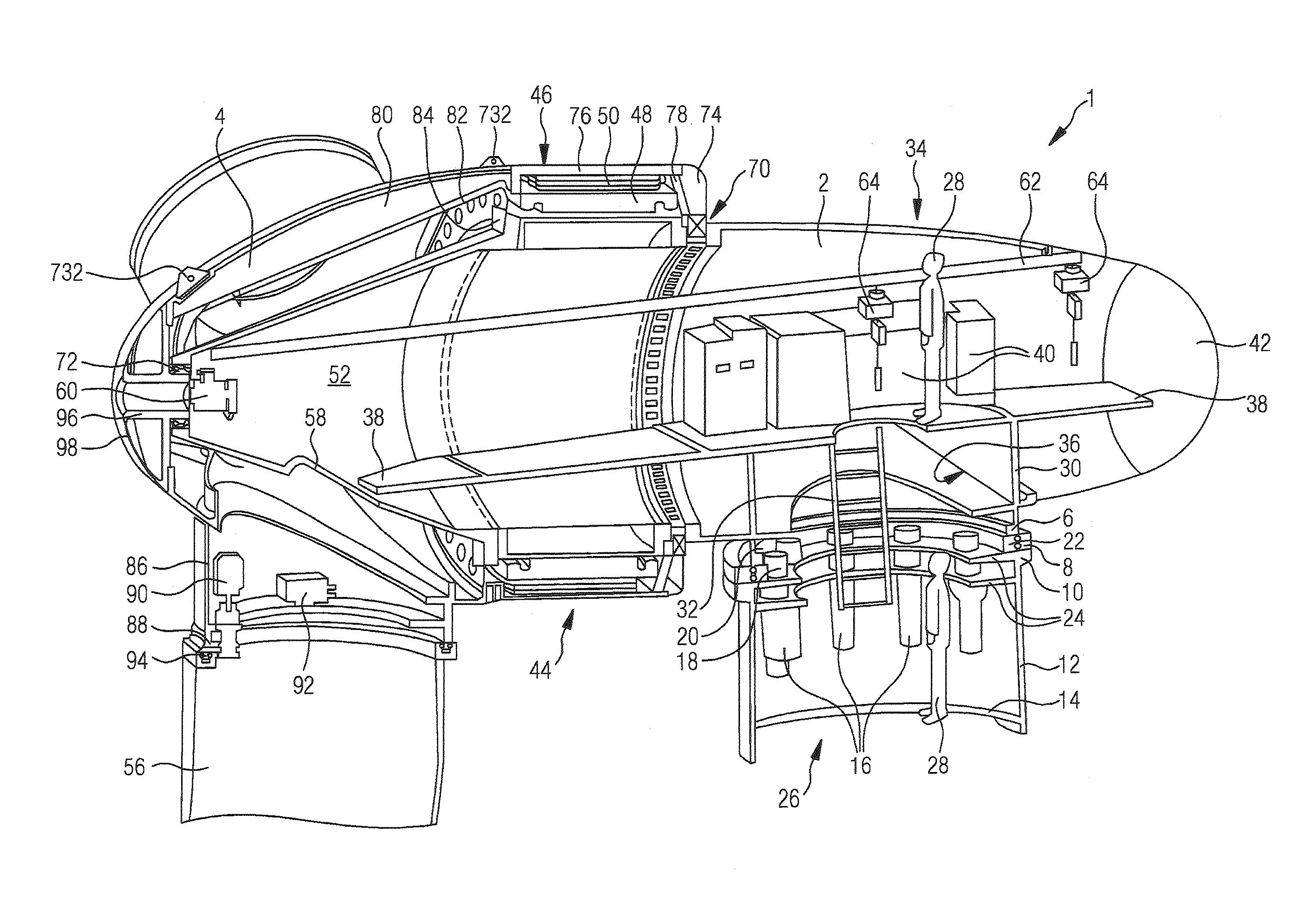 Wind turbine nacelle