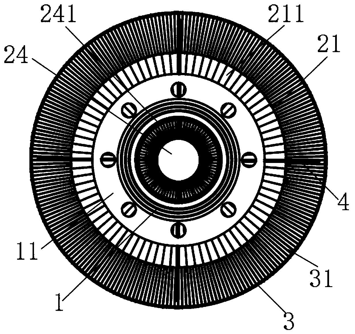 Water inlet silencing device