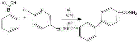 A kind of preparation method of amide compound