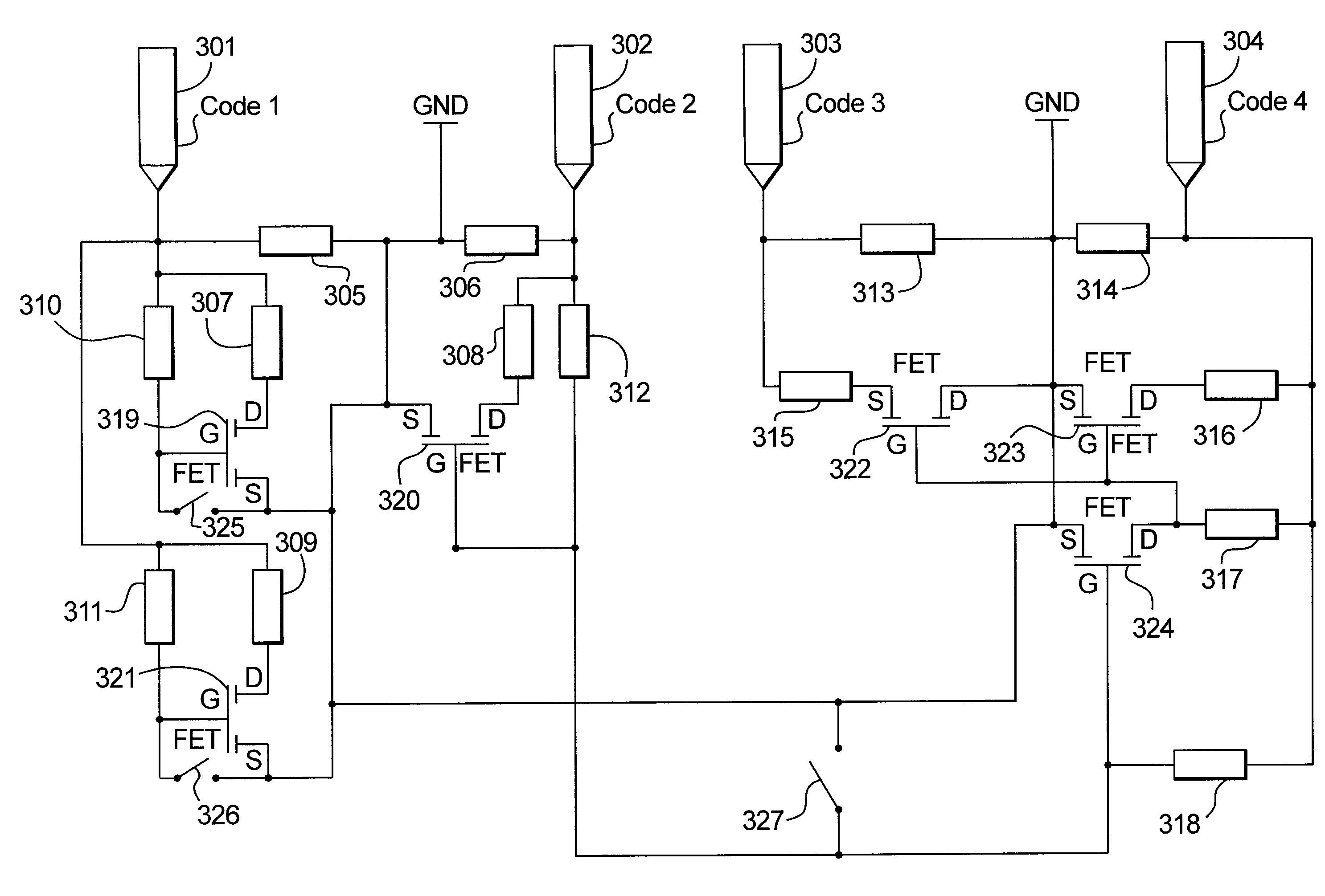 Identification code circuit for receiving coil in magnetic resonance imaging system
