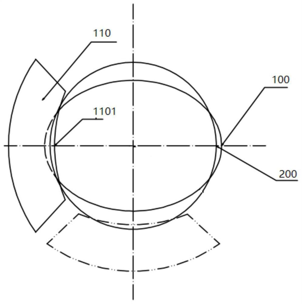 Metal pipe section roundness correction method and correction die