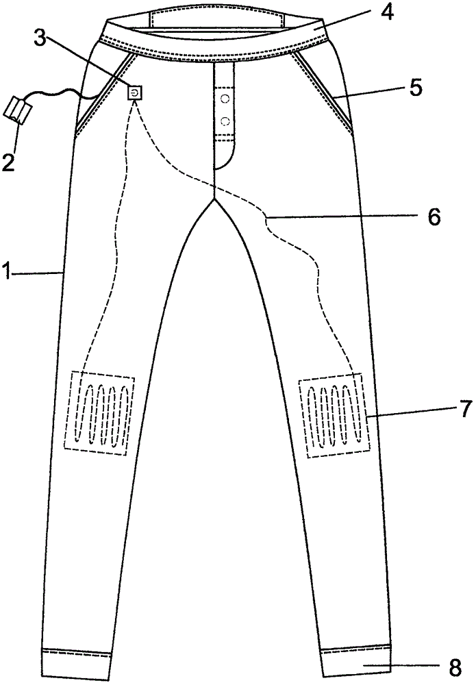 Production method of wool knitted warm-keeping cold-proof trousers