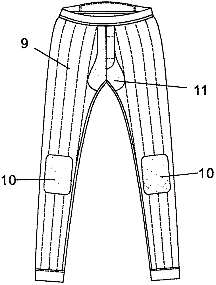 Production method of wool knitted warm-keeping cold-proof trousers