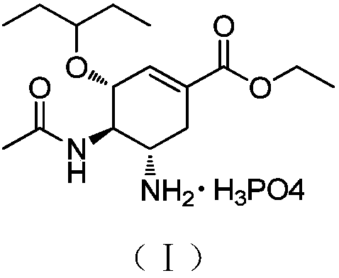 Method for preparing oseltamivir phosphate