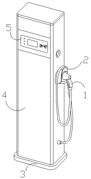 A new energy vehicle charging pile that can automatically stop charging